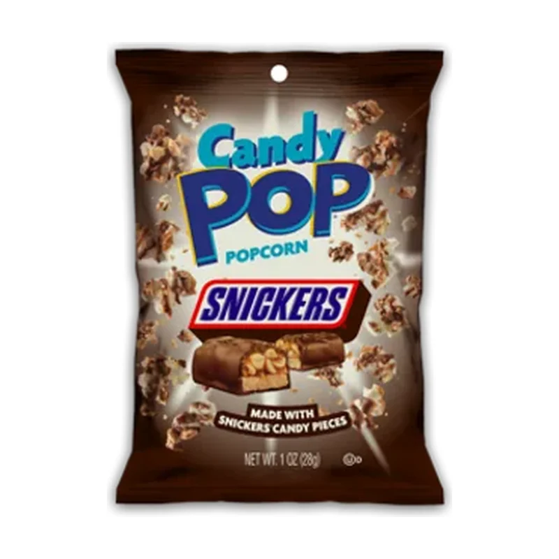 CANDY POP POPCORN SNICKERS MINI 28g