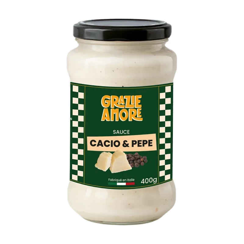 GRAZIE AMORE - SAUCE CACIO E PEPE - 400G