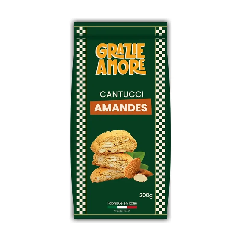 GRAZIE AMORE - CANTUCCI ALMONDS 200g