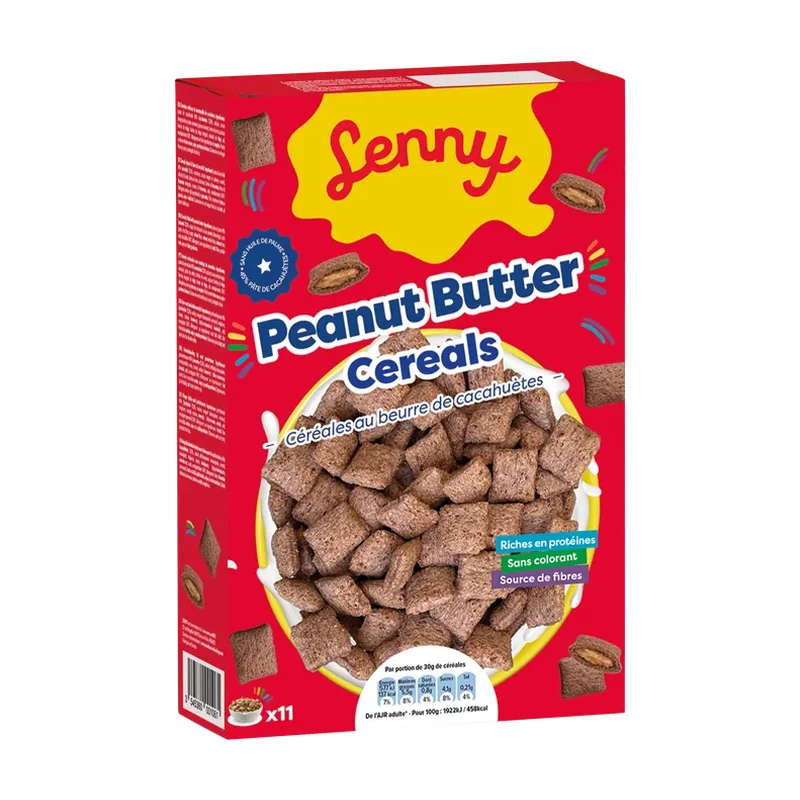 LENNY - PEANUT PILLOWS CEREALS - 325G