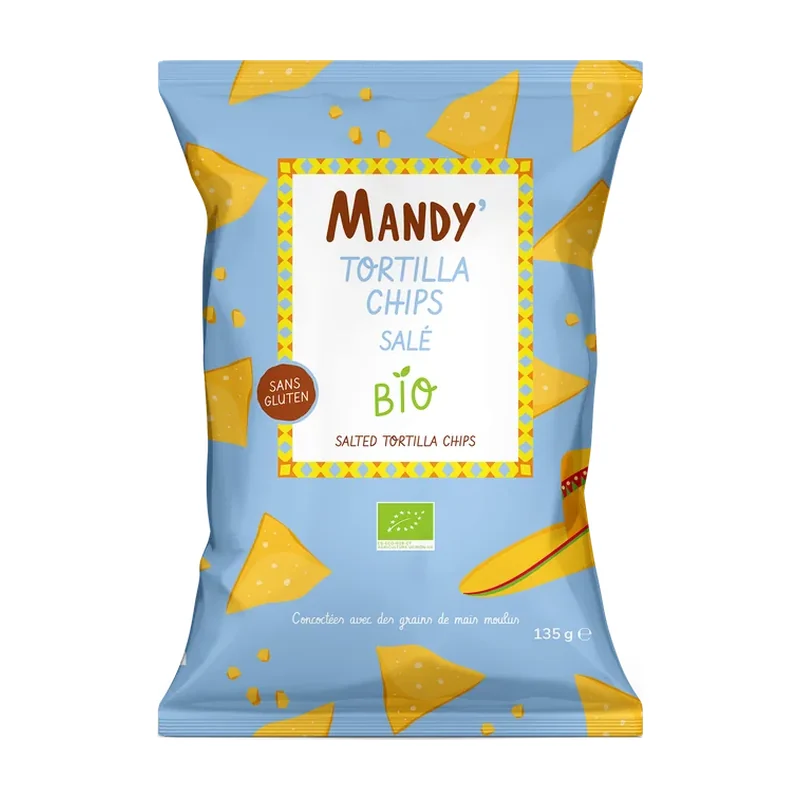 MANDY' - TORTILLA CHIPS SALÉES - 135G